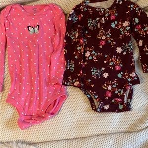 Carters long sleeve onesies 18months